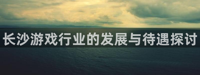 亿万28官网注册平台登录入口：长沙游戏行业的发展与待遇探讨